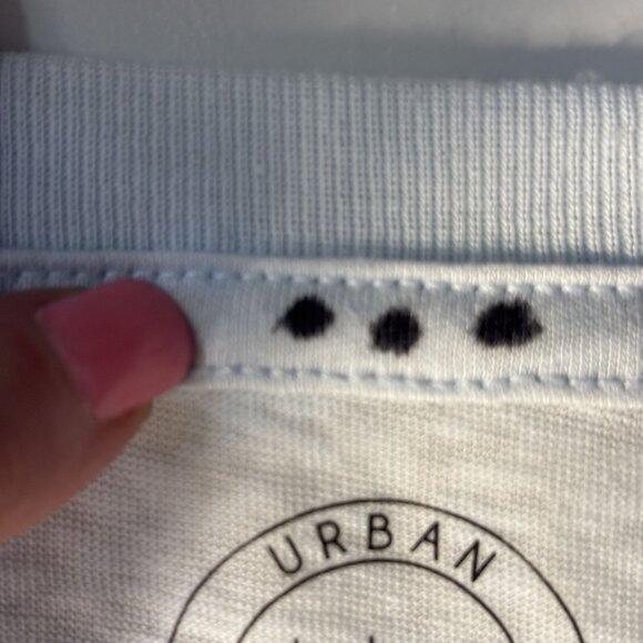 Urban Outfitters Light Blue Short Sleeve Crewneck T-Shirt S-P Made In Indonesia - Picture 6 of 10